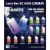 LANA一次性6000口拋棄式電子煙  台灣現貨