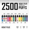 Hebat 喜貝抛棄式電子煙 /大容量2500口：圖片 2